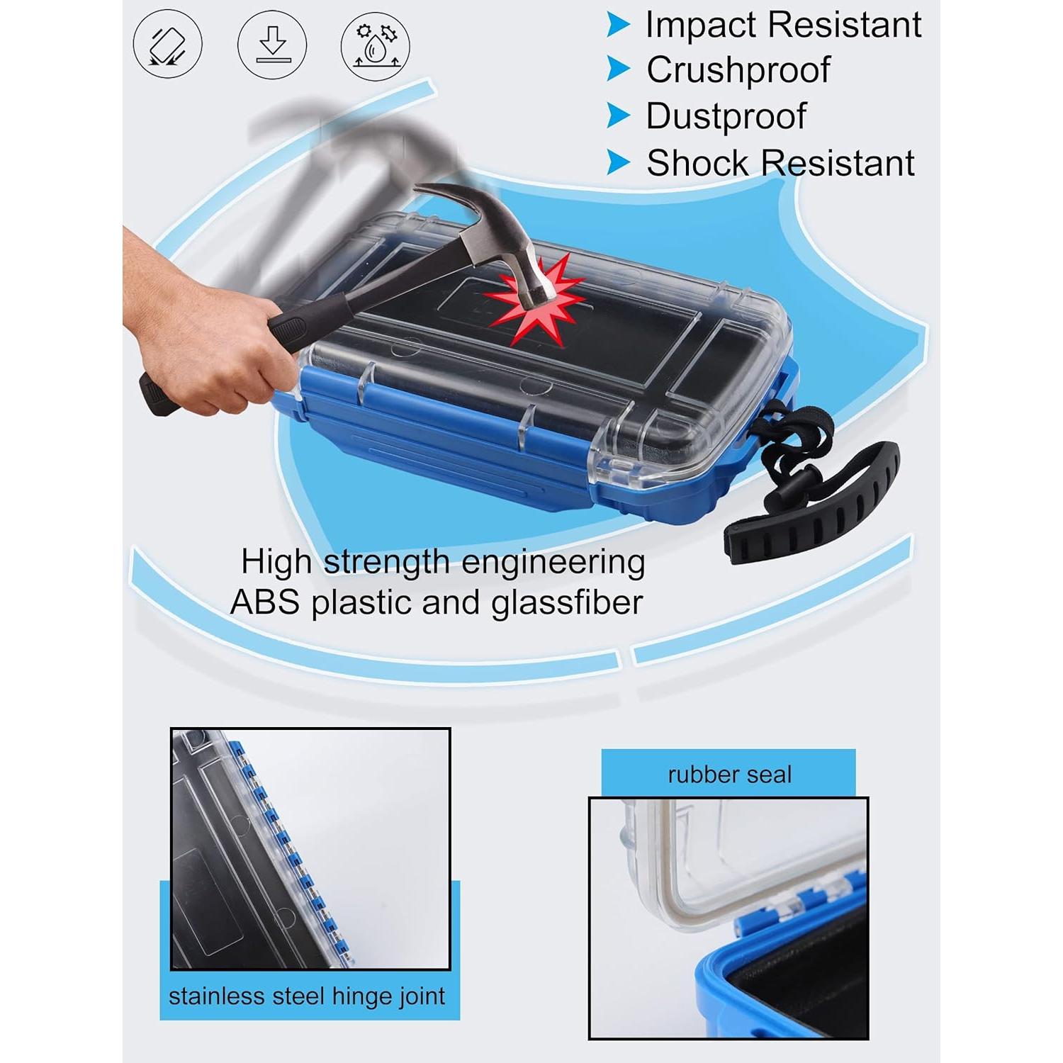 Caja Secadora Impermeable Hlotmeky para Kayak y Barco 22.9x12.7cm