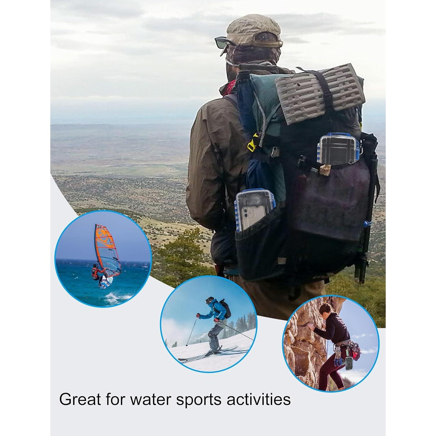 Caja Secadora Impermeable Hlotmeky para Kayak y Barco 22.9x12.7cm