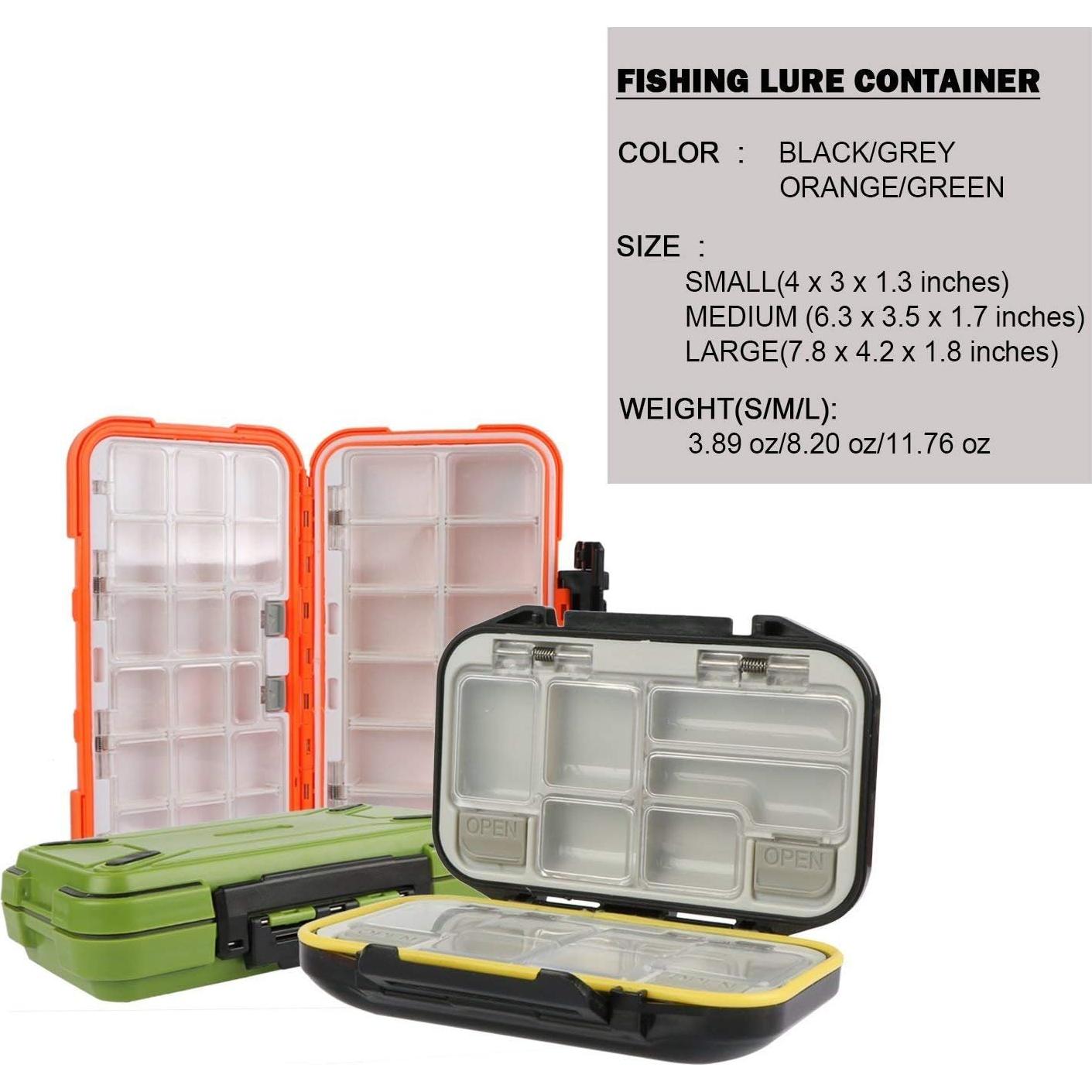 Caja de pesca LESOVI a prueba de agua 16 compartimentos