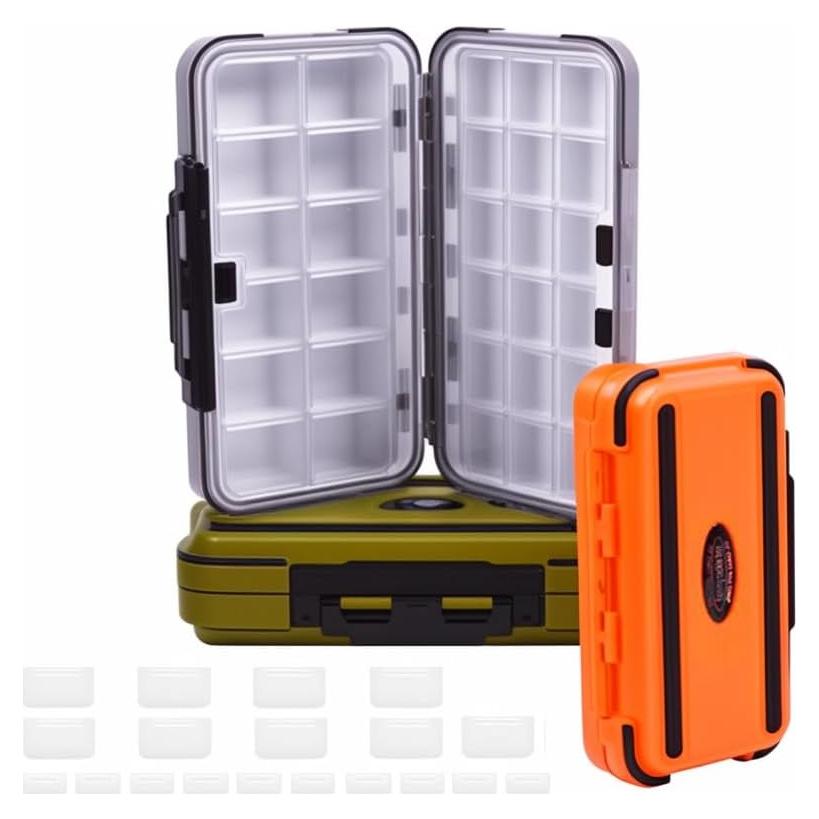 Caja de Pesca Impermeable SHANDERBAR 3 Paquetes 19 Divisores