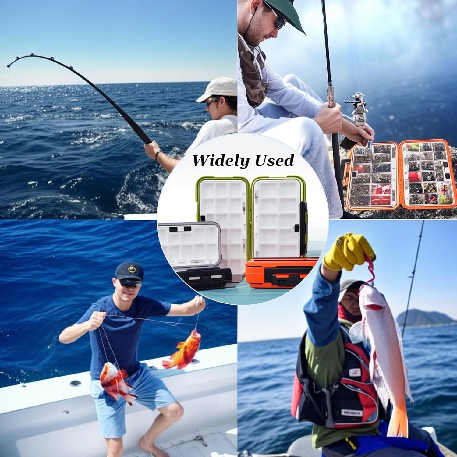 Caja de Pesca Impermeable SHANDERBAR 3 Paquetes 19 Divisores