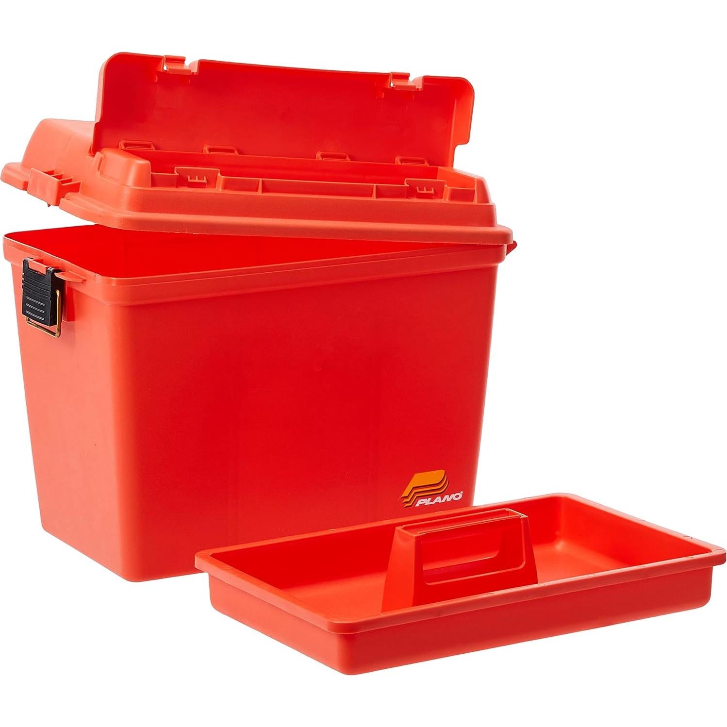Caja de Almacenamiento Seco Plano Extra Grande Naranja 1,36 kg