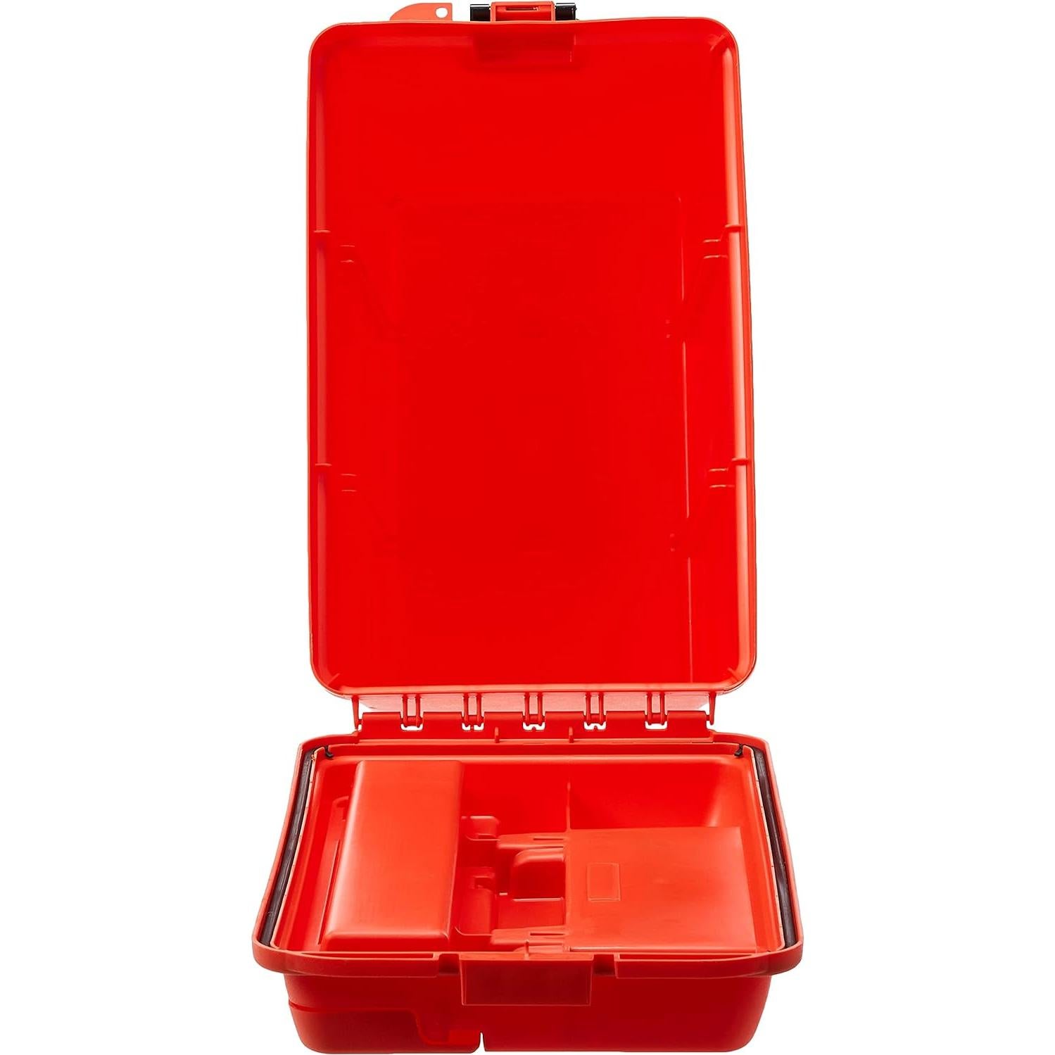 Caja de Almacenamiento Seco Plano Extra Grande Naranja 1,36 kg