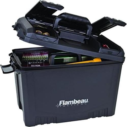 Caja Seca Flambeau 6418DT 45,72 cm Negra Resistente Agua