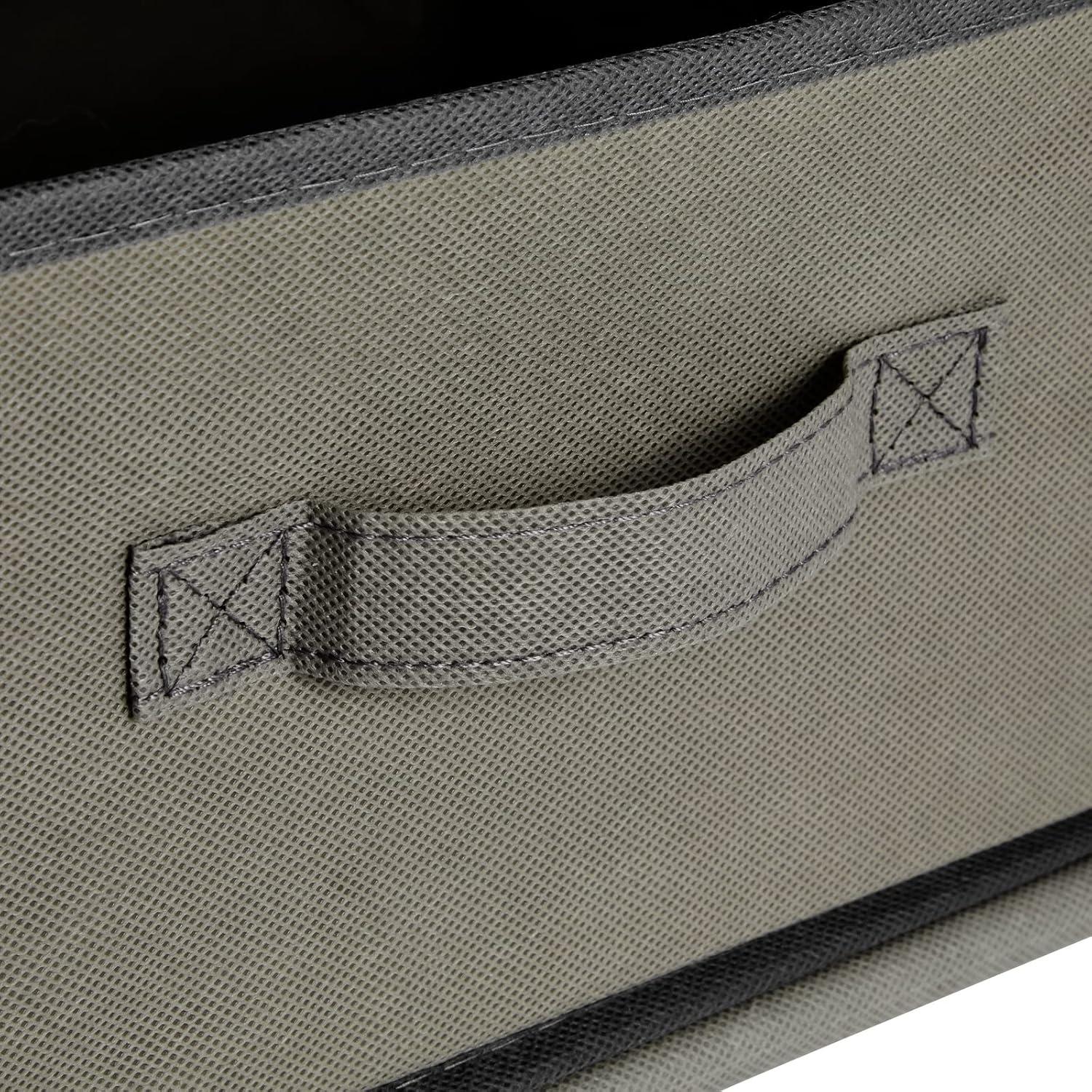 Organizador de Armario Juvale 4 Cajones Tela Gris Claro