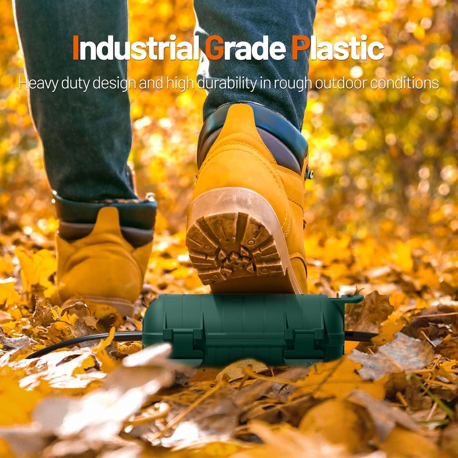 Cubierta de Cable de Extensión Impermeable CFMASTER Verde