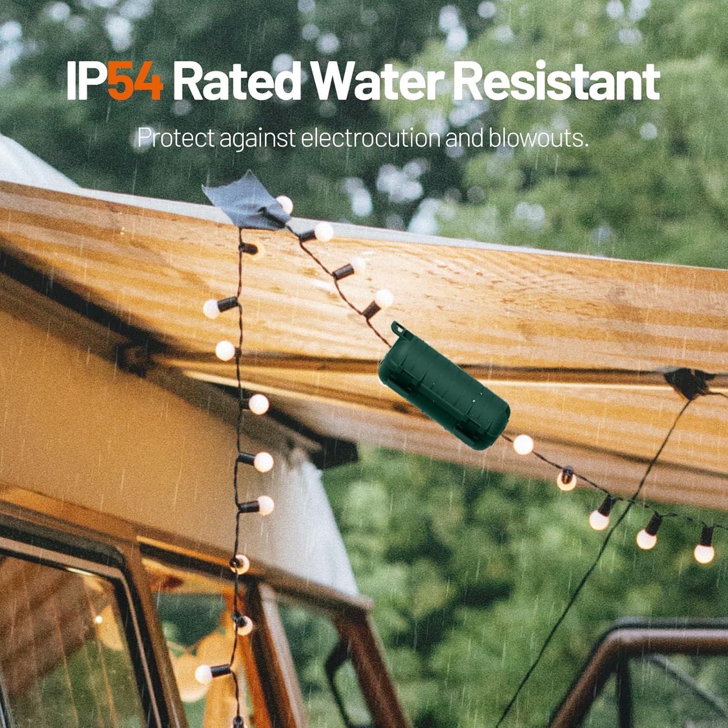 Cubierta de Cable de Extensión Impermeable CFMASTER Verde