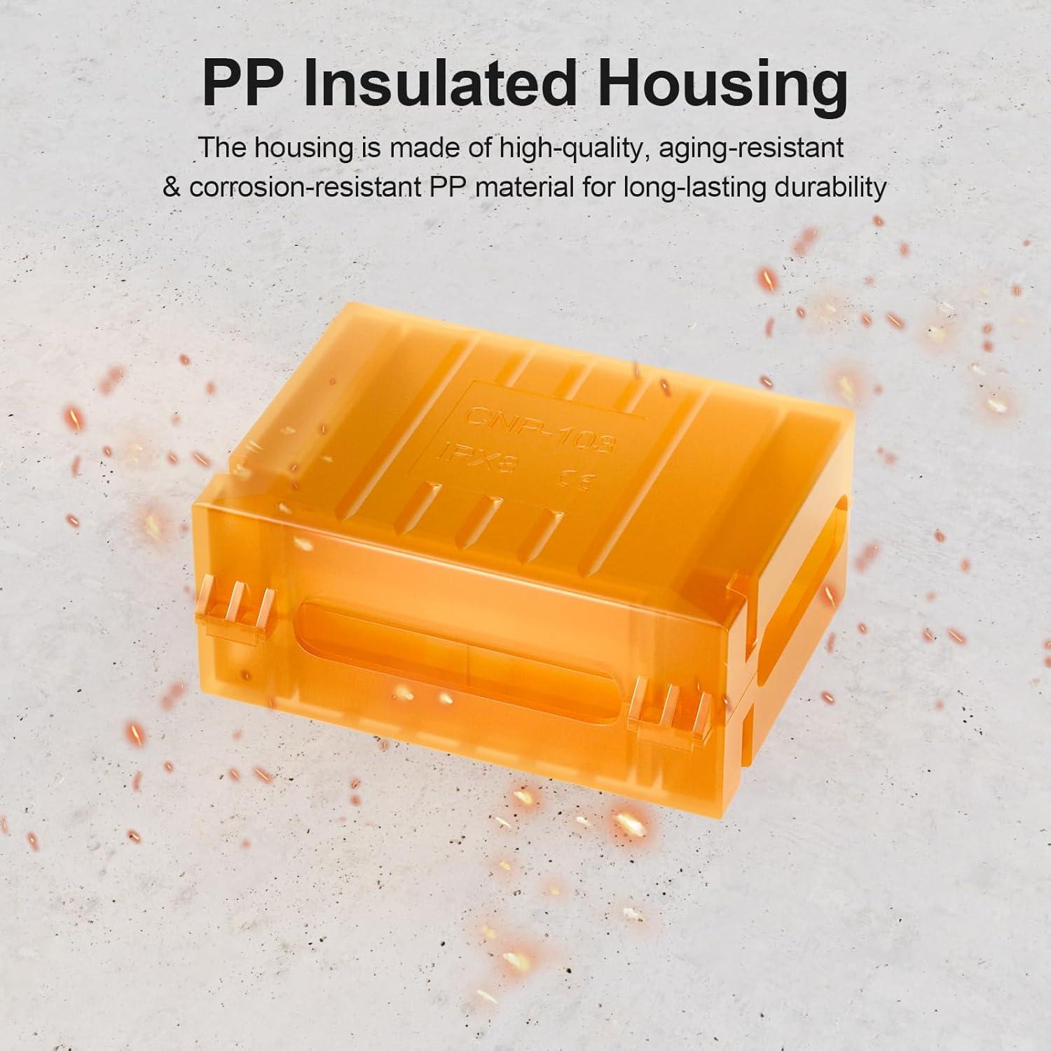 4 Piezas Cajas de Gel Impermeables New.Sunny IPX8