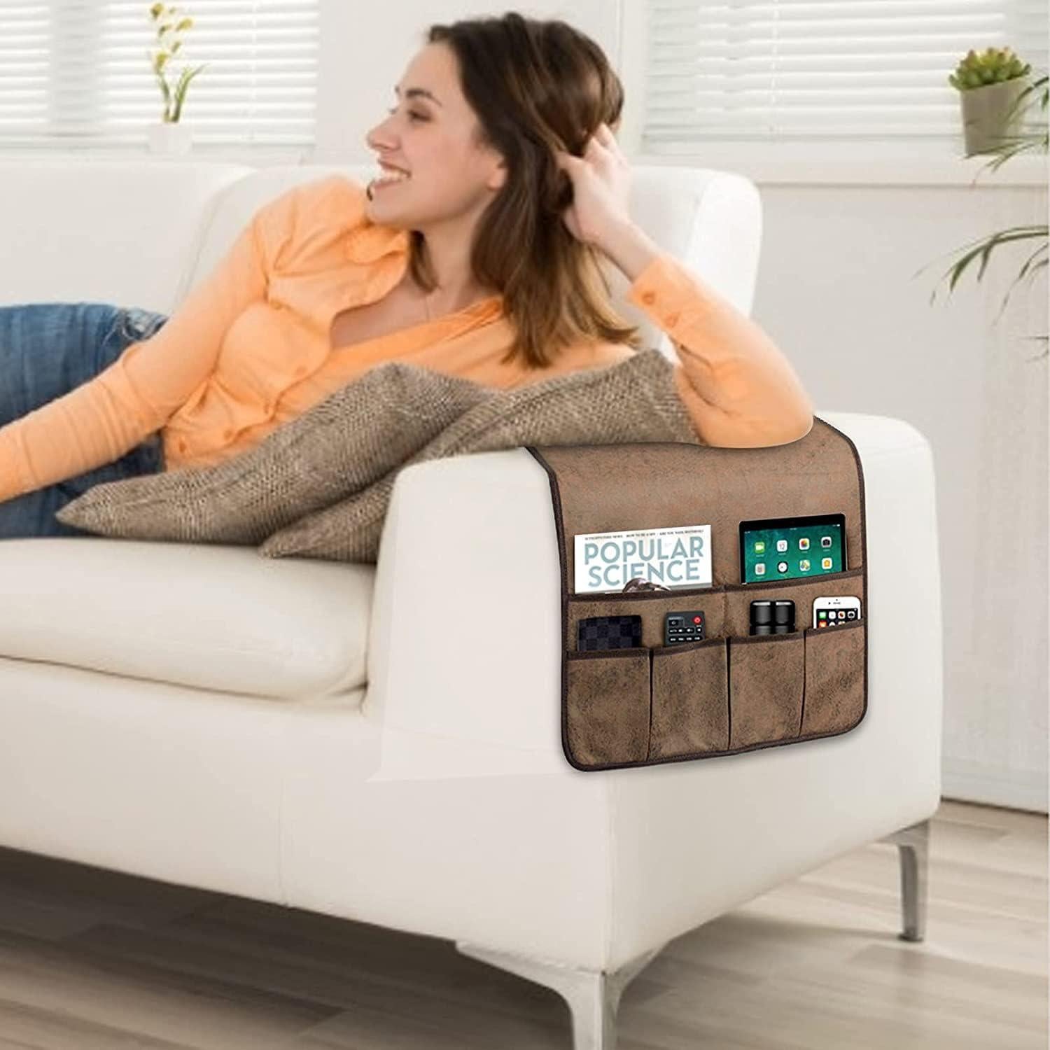 Organizador Antideslizante HAOMAIJIA para Reposabrazos