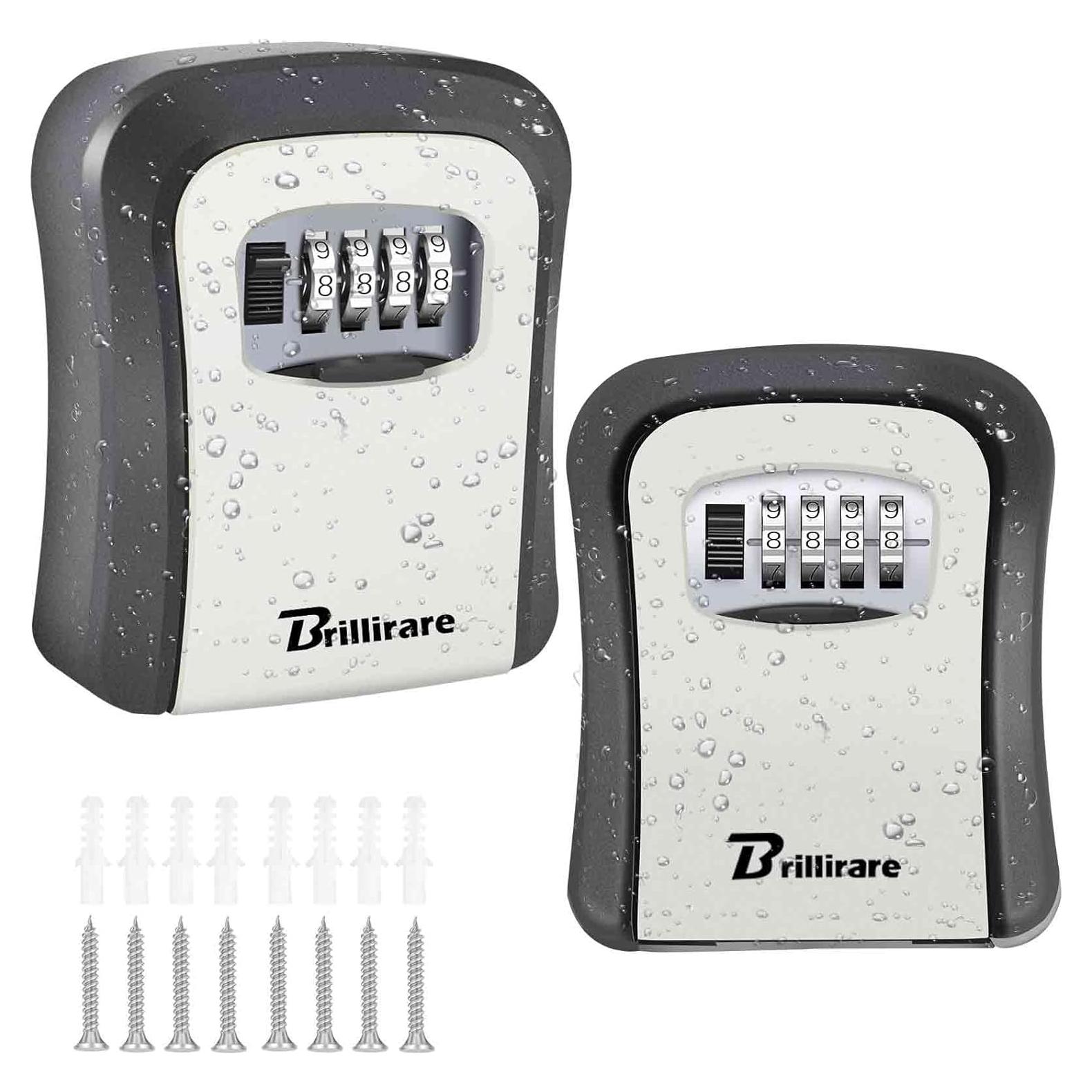 Caja de Llave con Cerradura Brillirare 4 Dígitos Impermeable