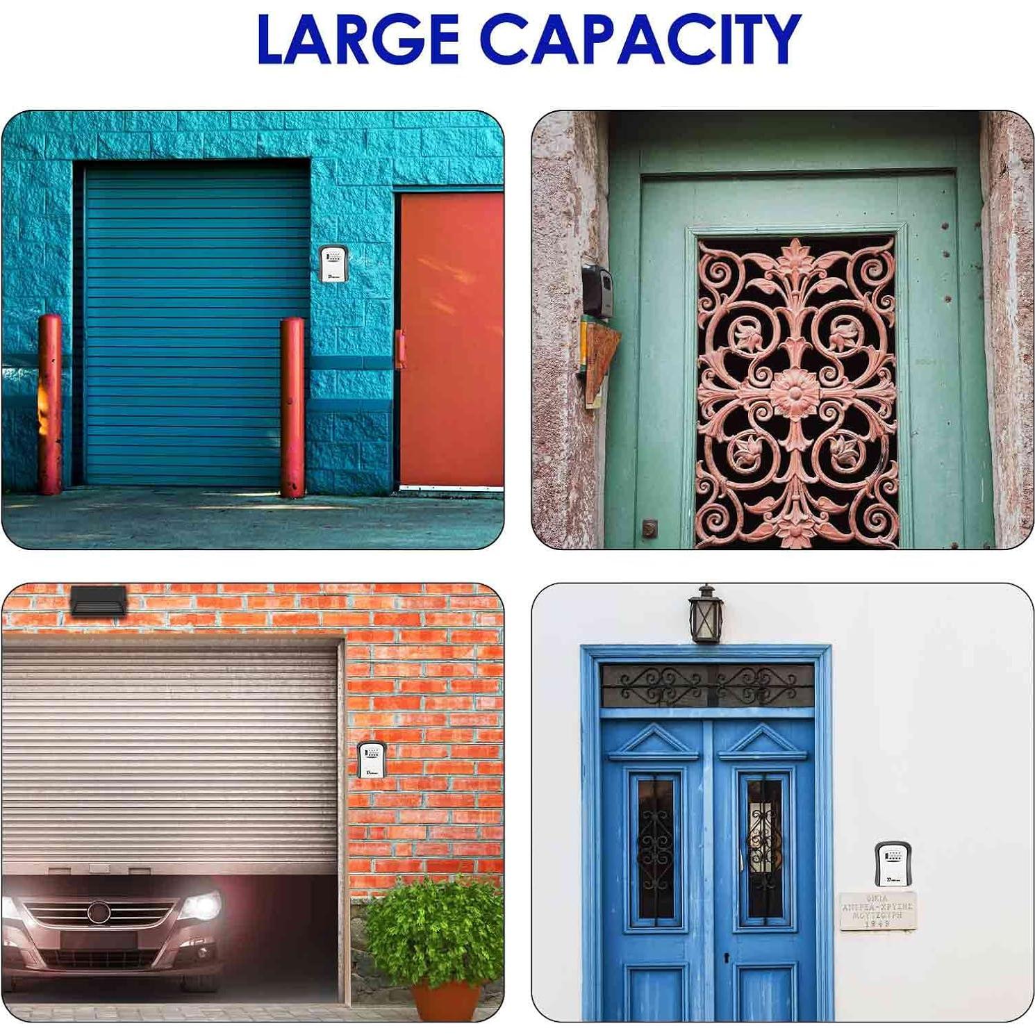 Caja de Llave con Cerradura Brillirare 4 Dígitos Impermeable