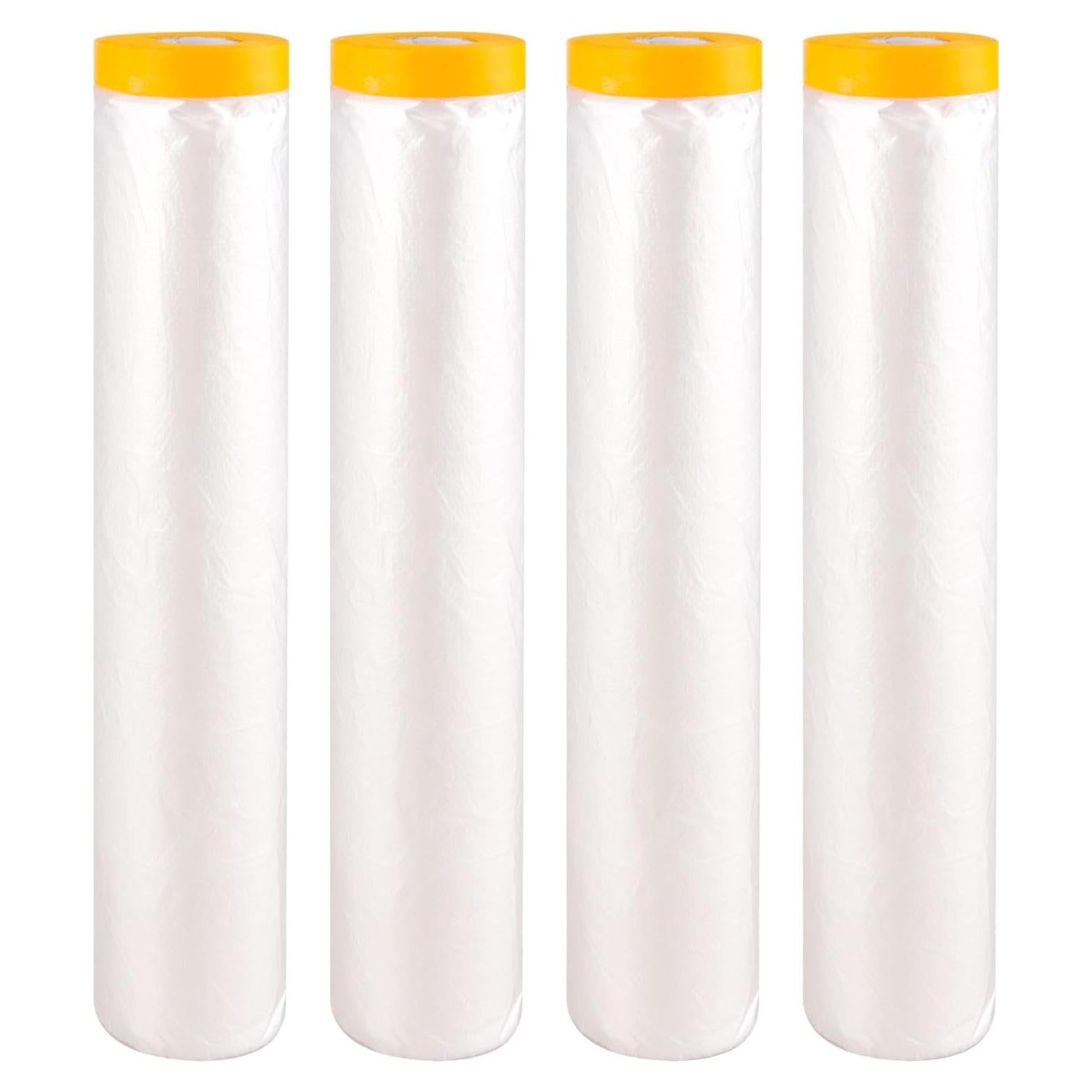 4 Rollos Cubierta Plástica Pre-Cinta 2,68m x 19,81m LOYORTY