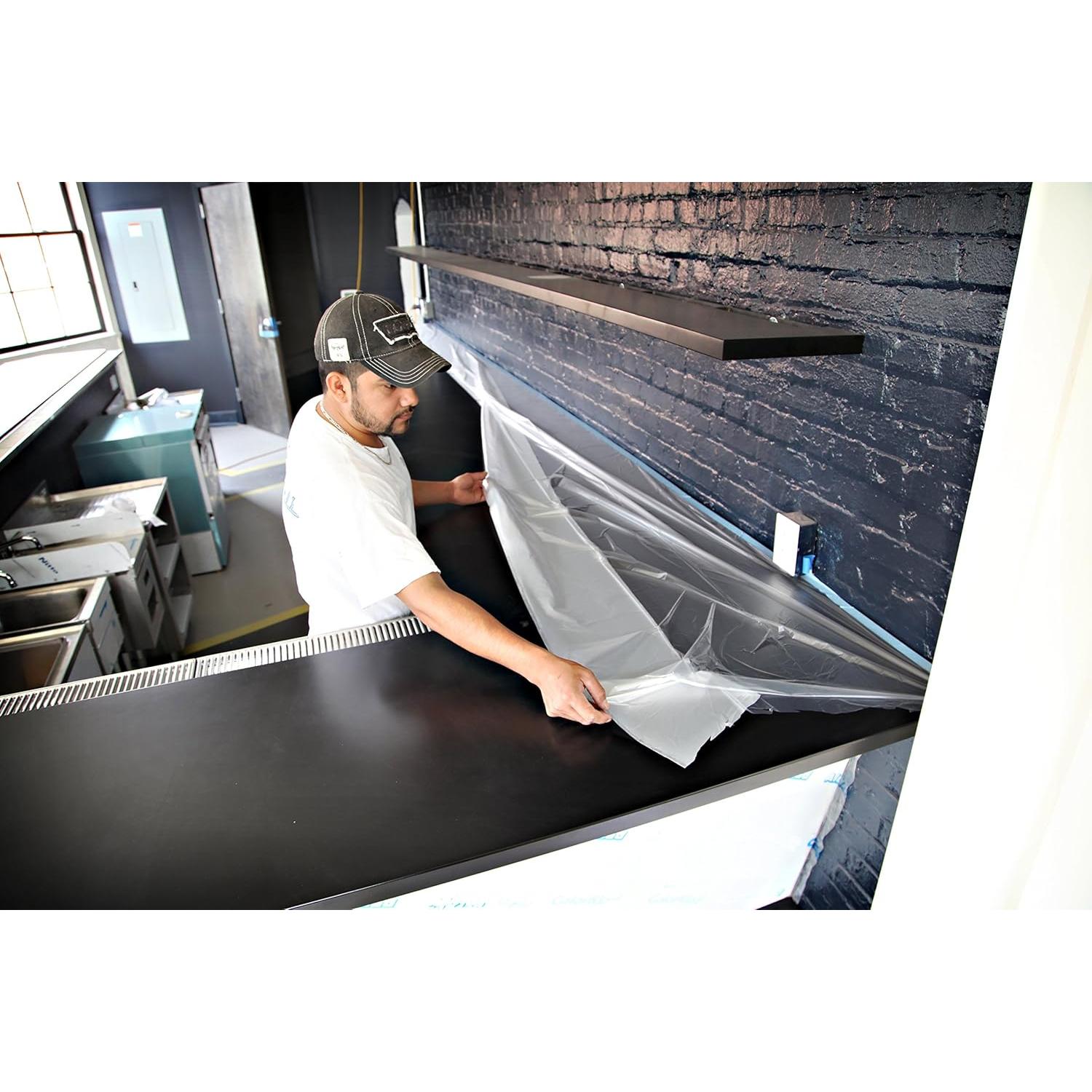 Trimaco Easy Mask Tape & Drape 2.4m x 22m Cinta Azul