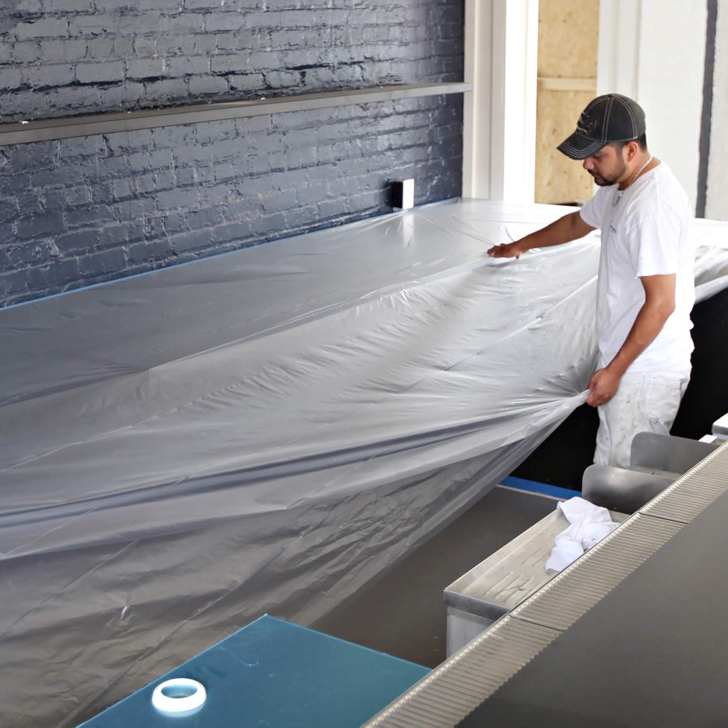 Trimaco Easy Mask Tape & Drape 2.4m x 22m Cinta Azul