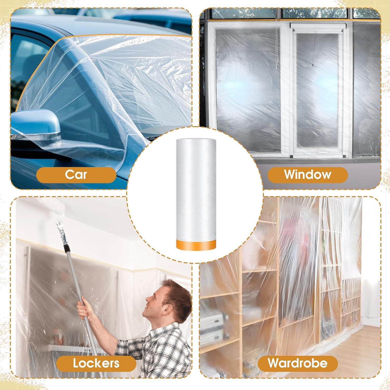 6 Rollos de Película Protectora Adhesiva Bruislard 150cm x 20m