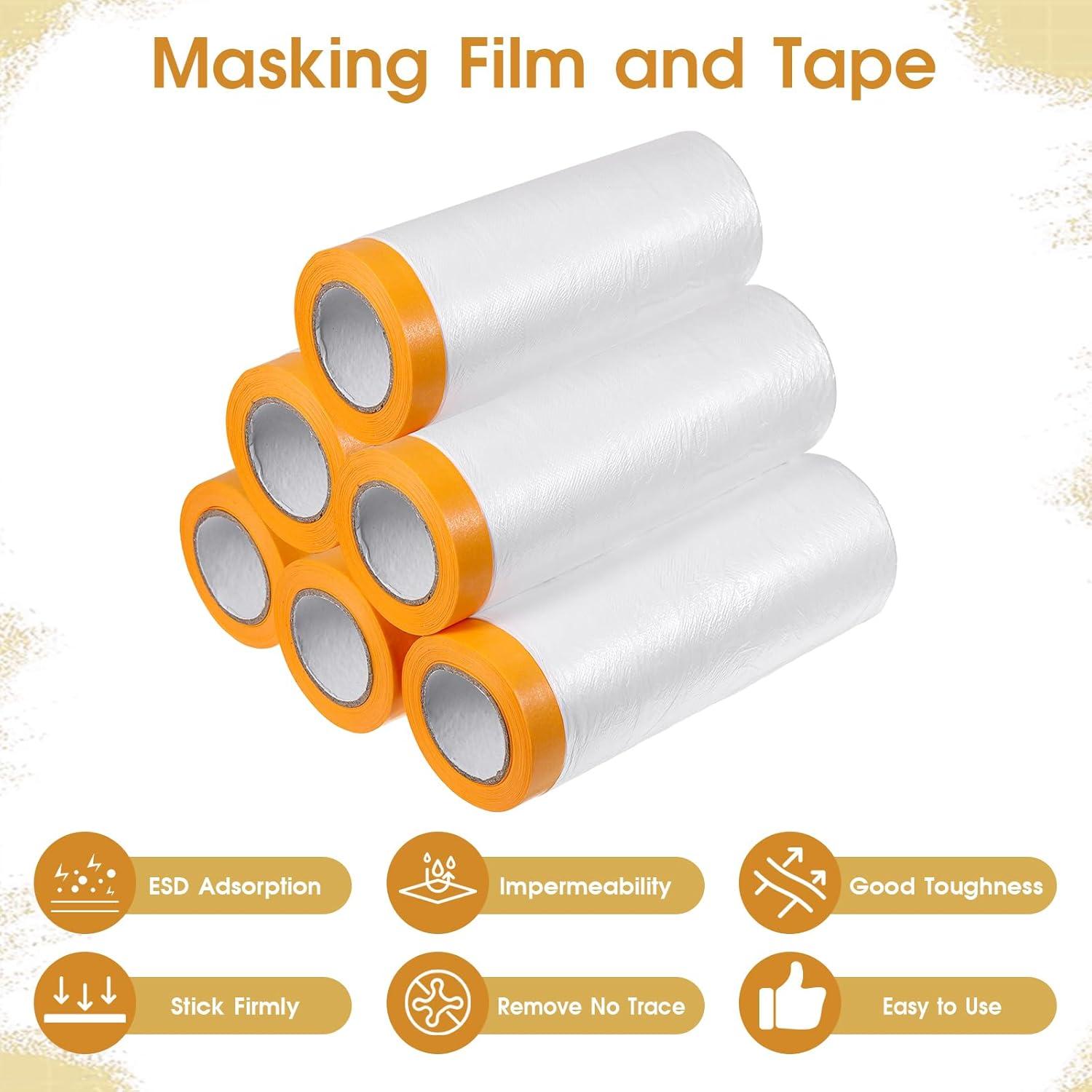 6 Rollos de Película Protectora Adhesiva Bruislard 150cm x 20m