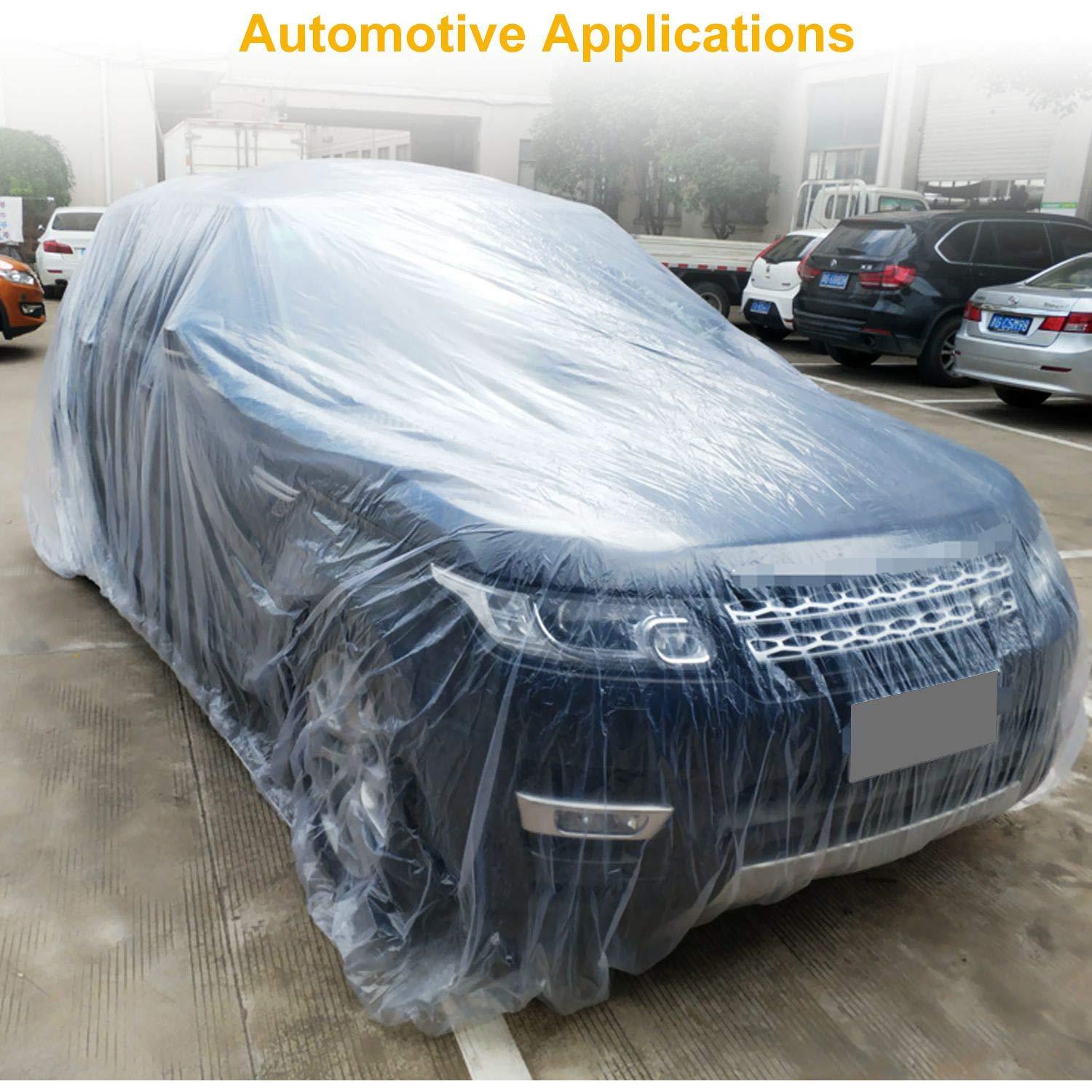 Película plástica de enmascarar 4m x 20m con cinta adhesiva