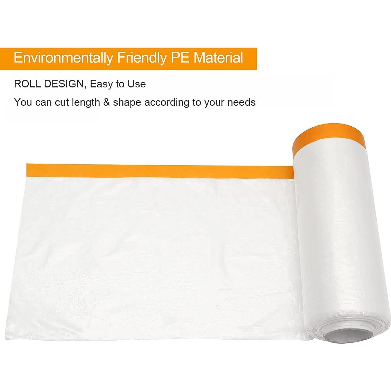 Película de Enmascarar Pre-Cinta AConnet 4m x 20m 2 Rollos