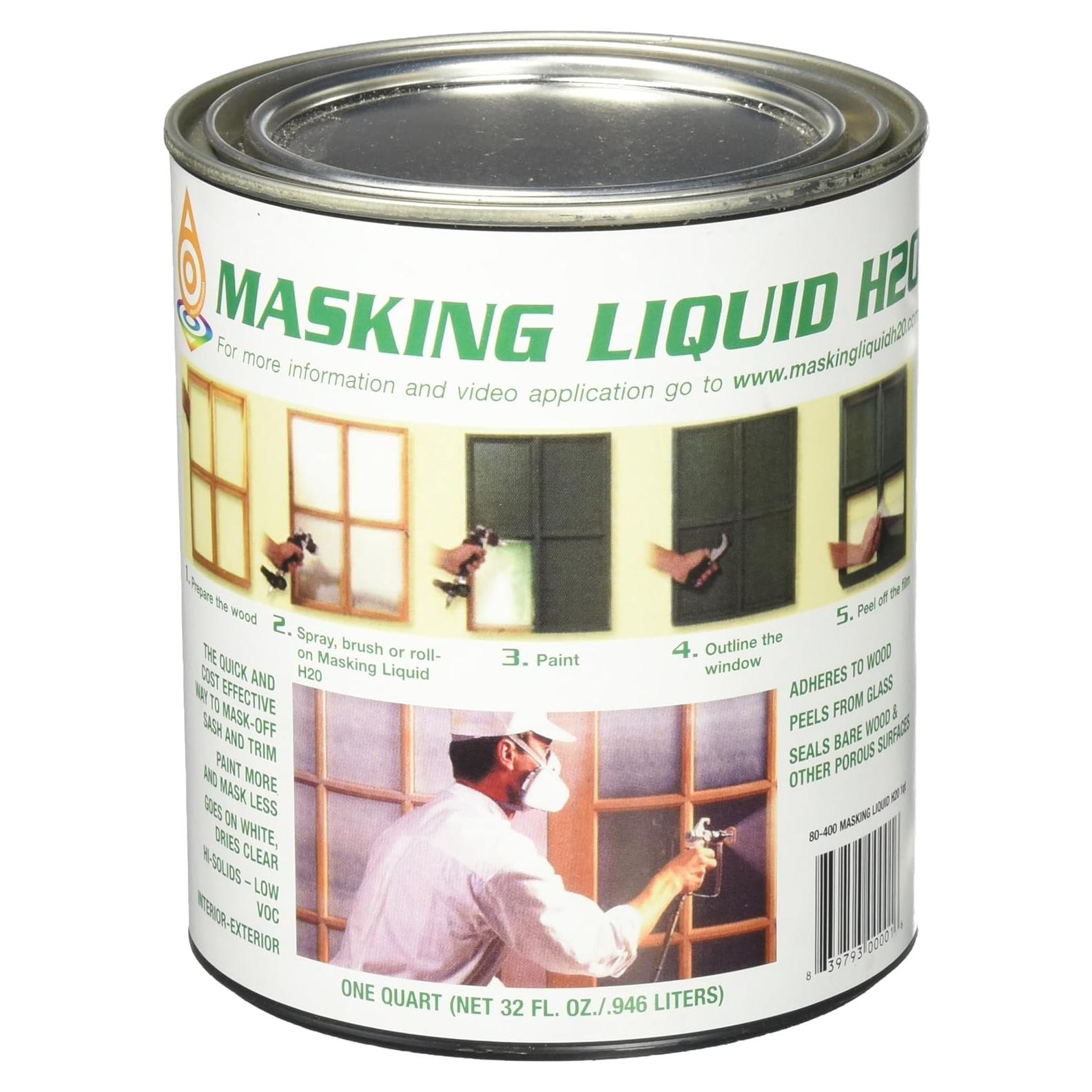 Líquido de Enmascarar H20 PINTURA ASOCIADA 1 Cuarto Claro