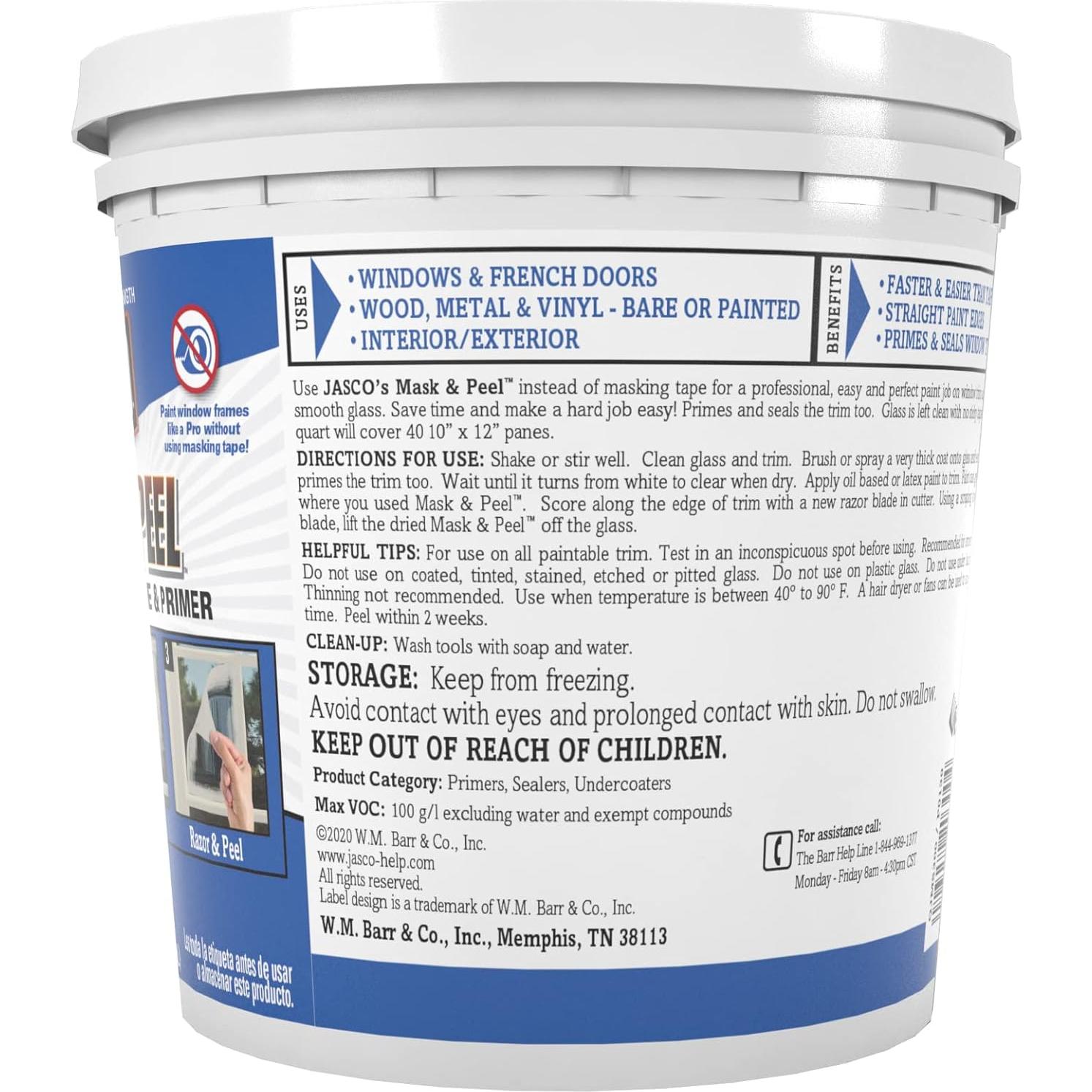 Jasco Máscara Líquida y Pelar 1 Cuarto - Pintura Profesional