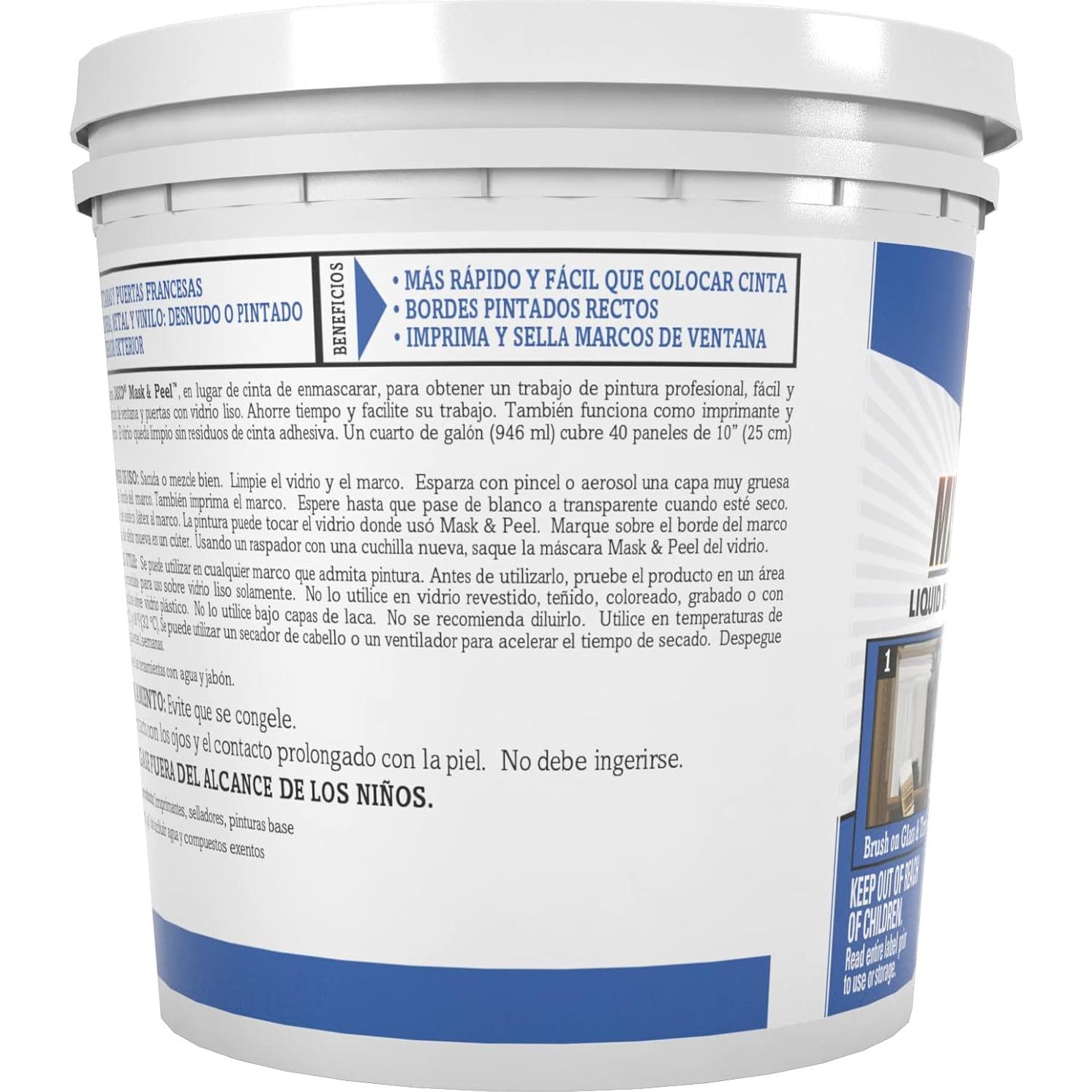 Jasco Máscara Líquida y Pelar 1 Cuarto - Pintura Profesional