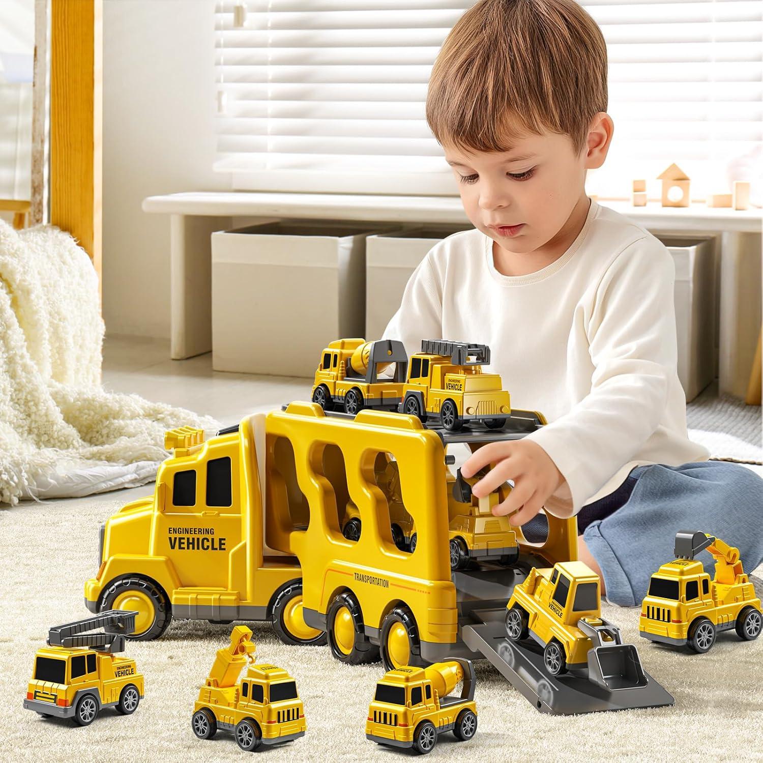 Camión de Construcción 7 en 1 JUKUDAHU para Niños