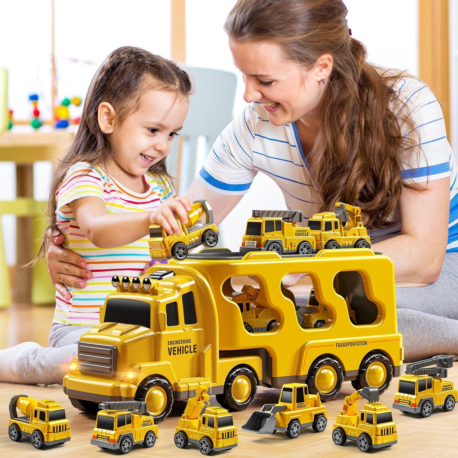 Camión de Construcción 7 en 1 JUKUDAHU para Niños