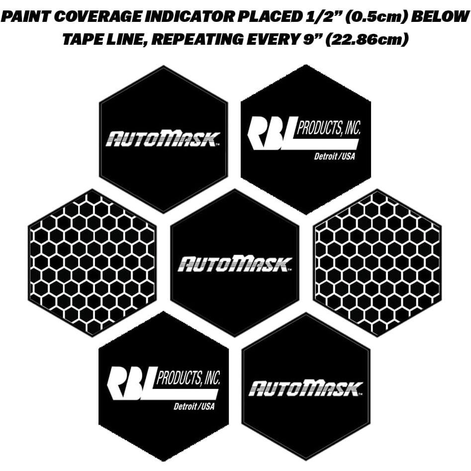 Película de Enmascarado RBL AutoMask 101 - 53.34 cm x 35.05 m