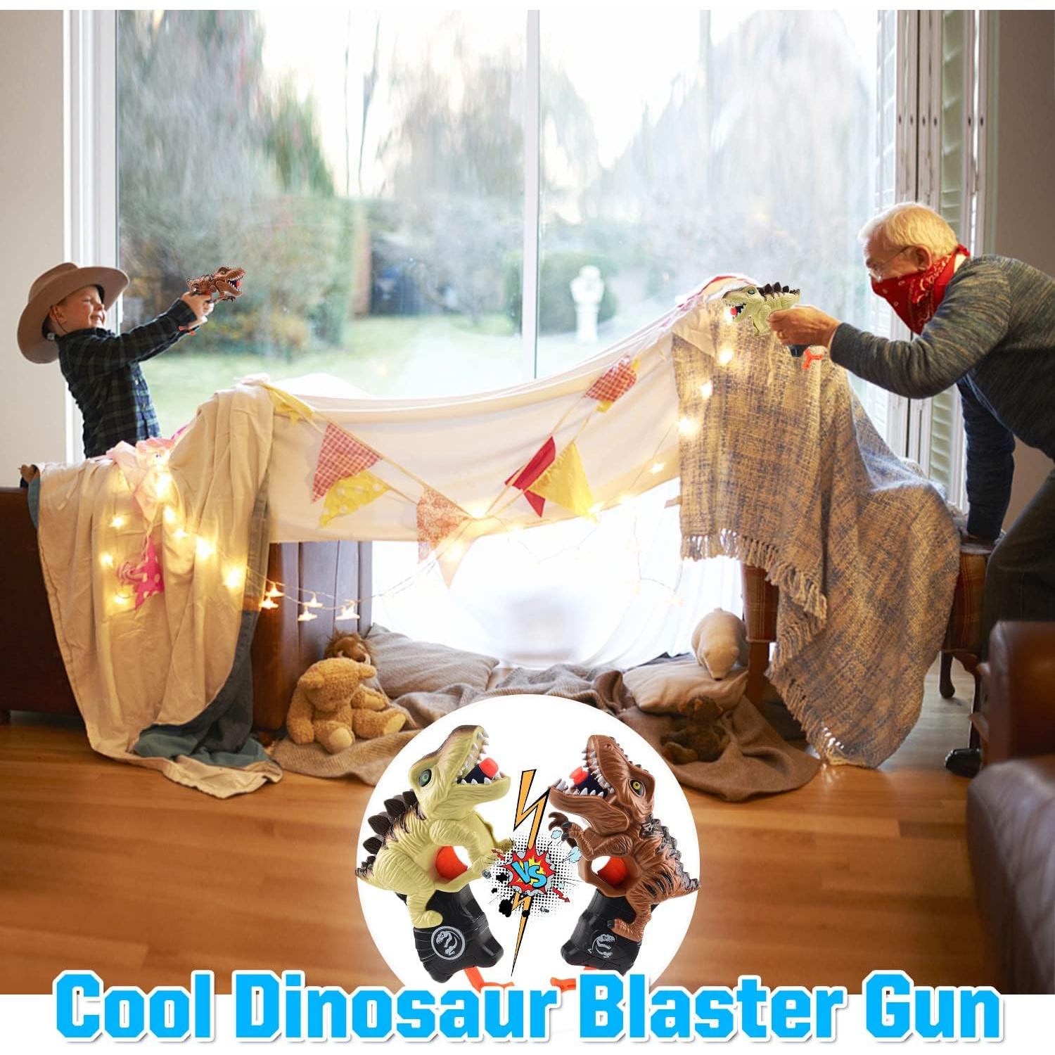 Paquete de 2 Pistolas de Dinosaurio Happitry con Dardos