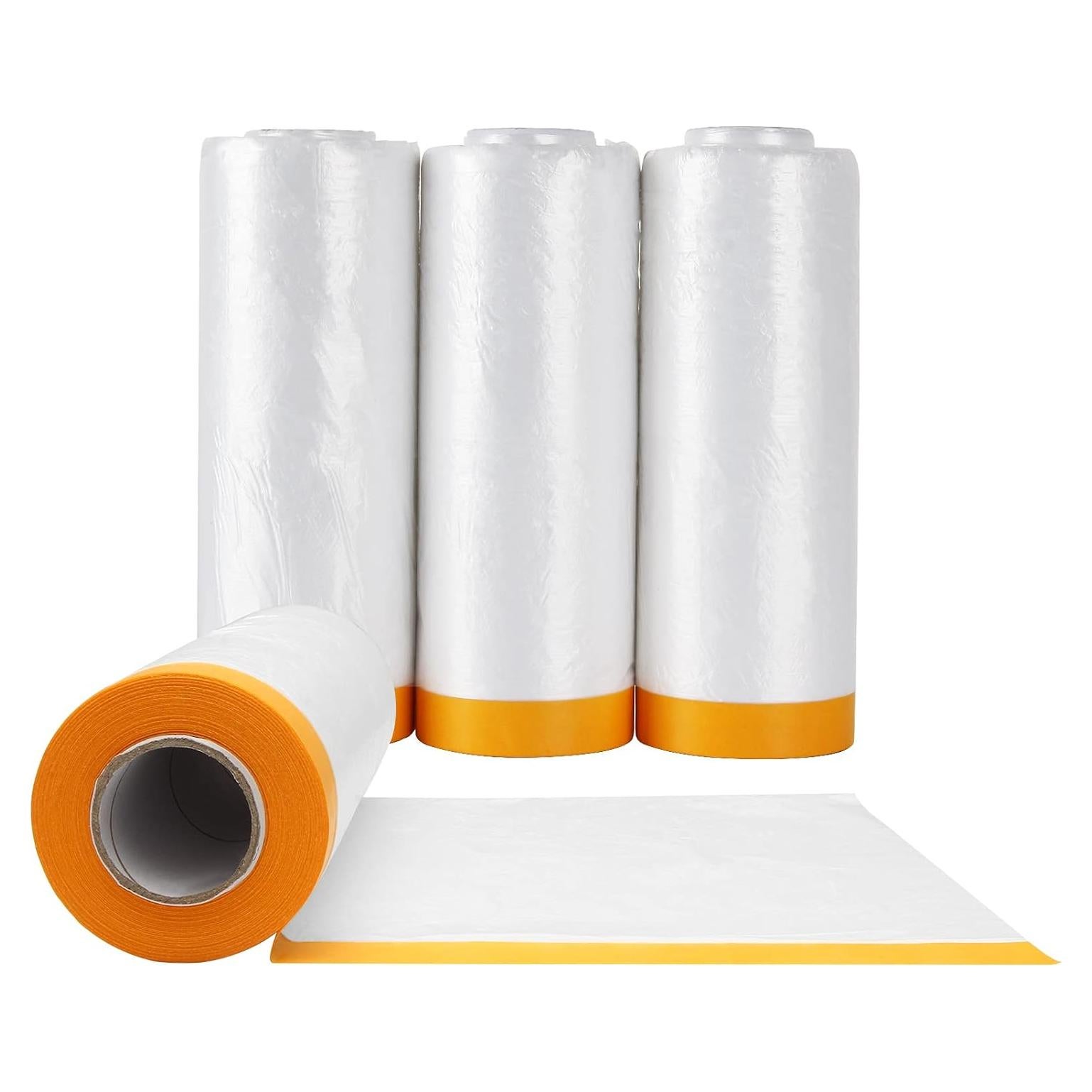 Película de Enmascarar Pre-Cinta MARNER 4 Rollos 1.5m x 20m