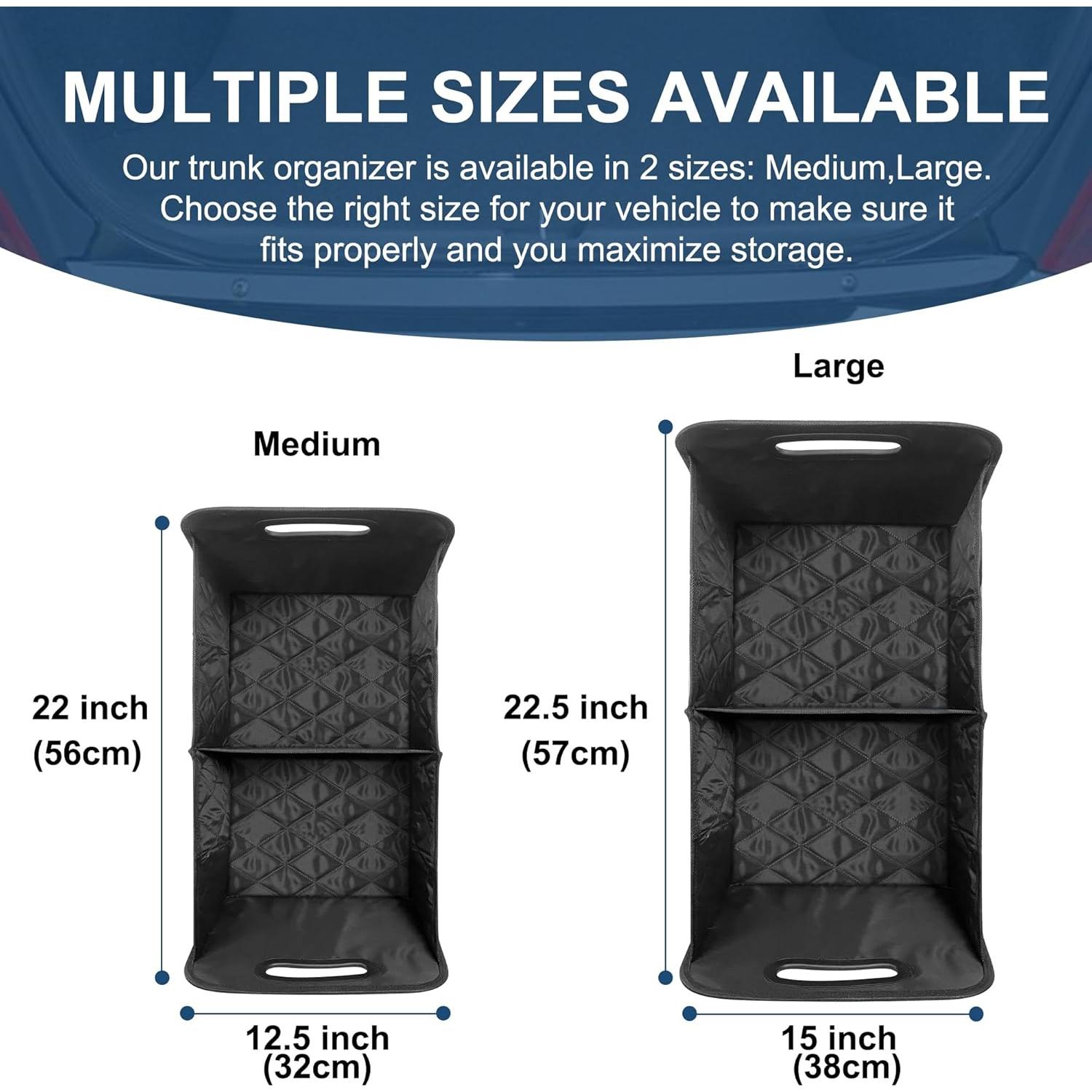 Organizador de Maletero Deosk 50L Impermeable Negro SUV