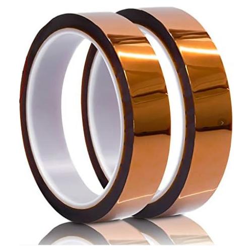 Cinta Kapton MYJOR Resistente al Calor 20mm x 33m 2 Rollos