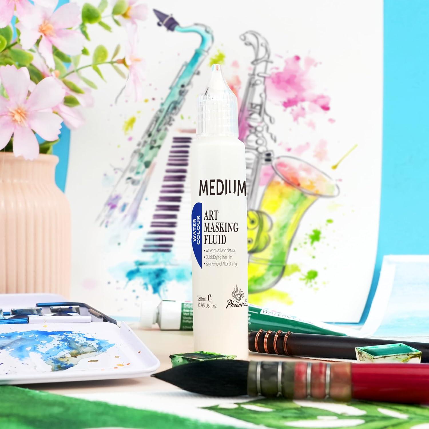 Fluido de Enmascarar AUREUO 25ml para Acuarela