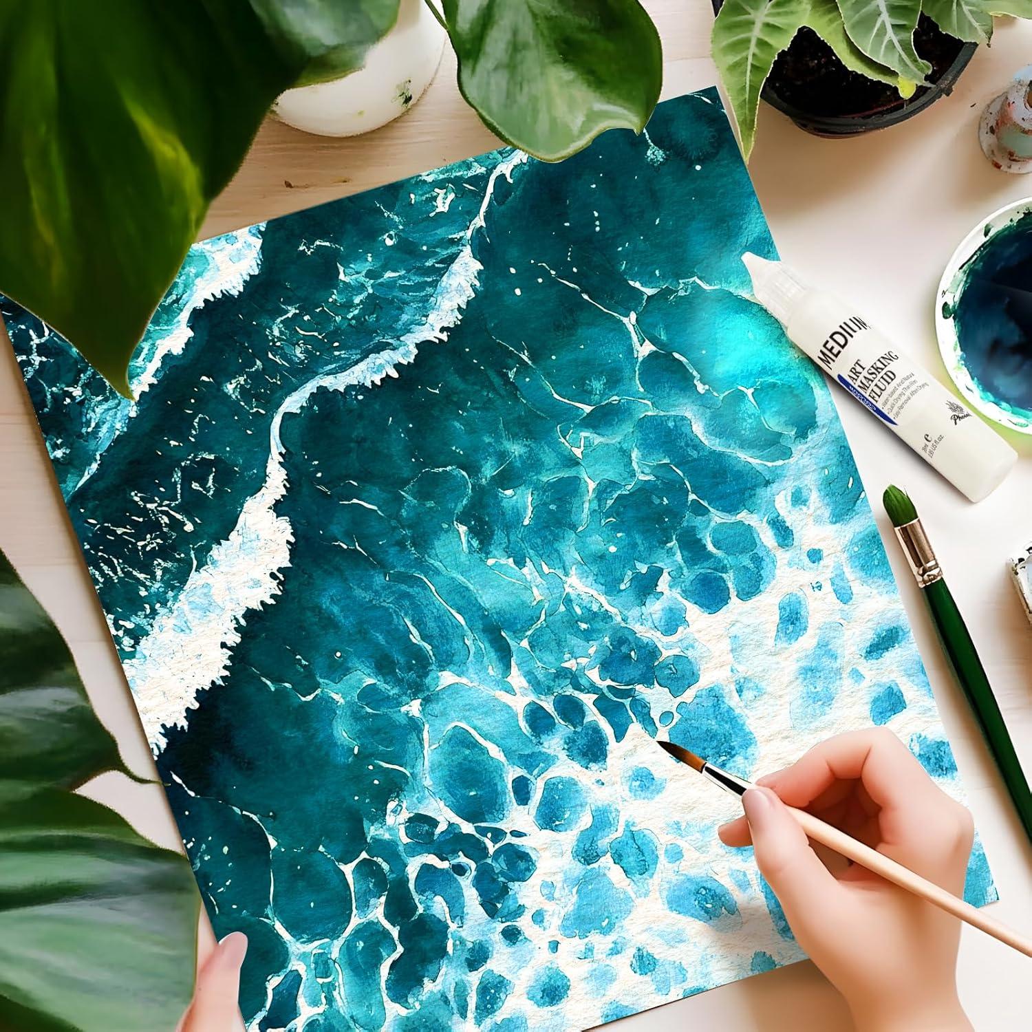 Fluido de Enmascarar AUREUO 25ml para Acuarela