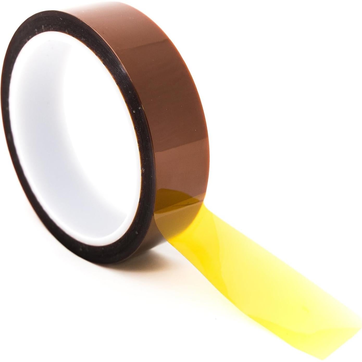 Cinta de enmascarar poliimida Bertech 1.63cm x 32.92m