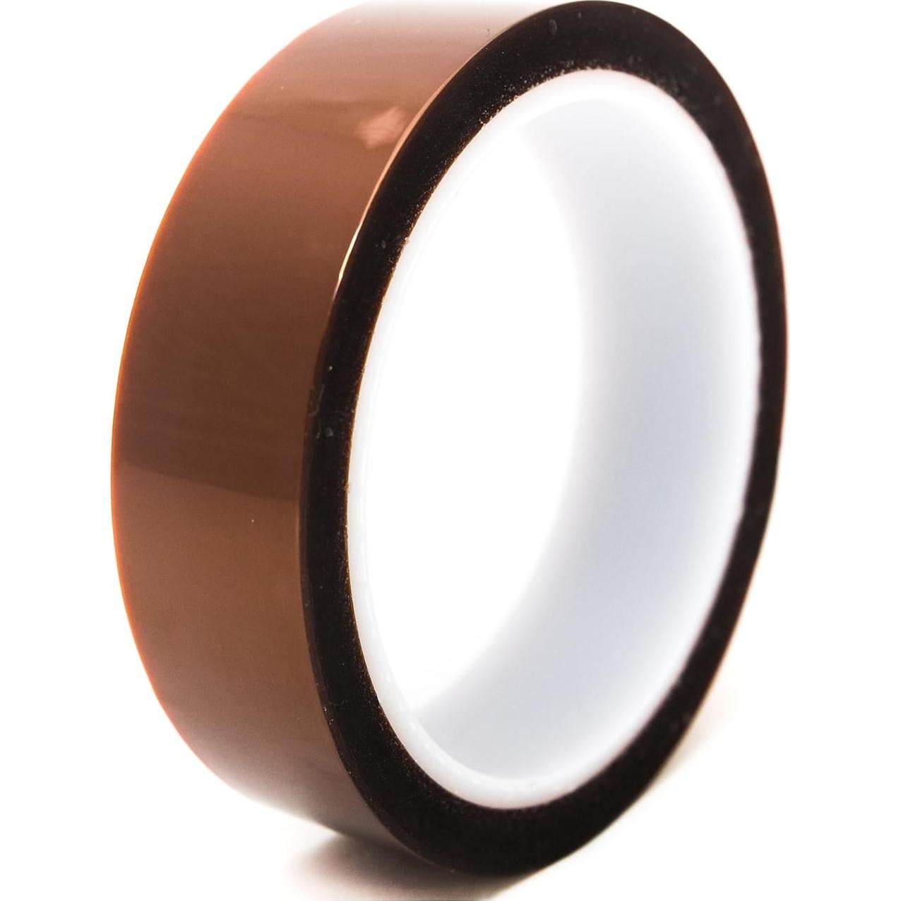 Cinta de enmascarar poliimida Bertech 1.63cm x 32.92m