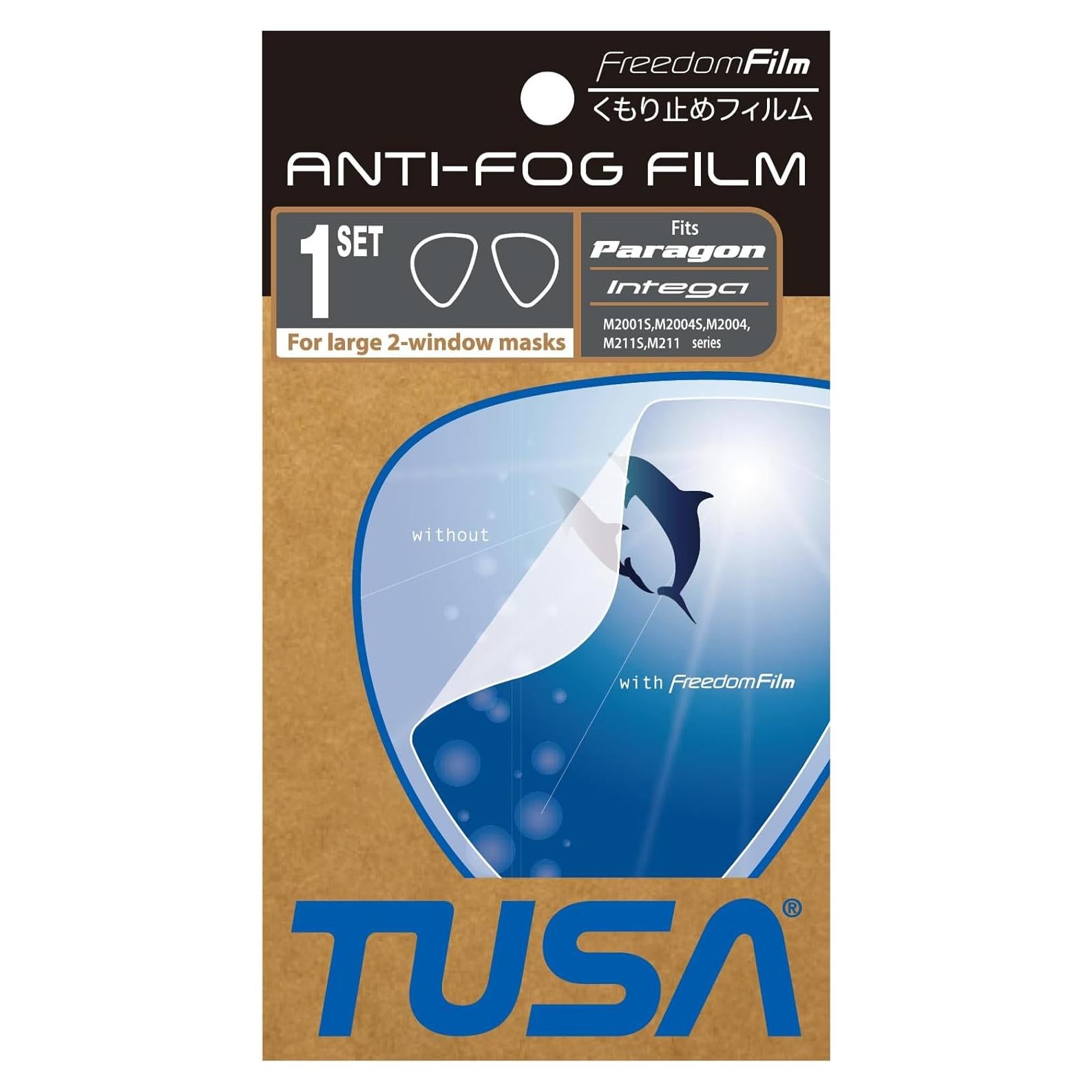 Película Antivaho TUSA Freedom para Máscaras de Buceo Grande