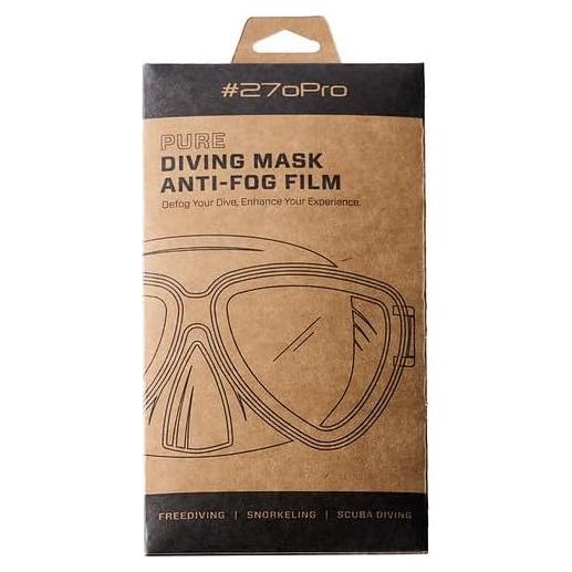 Película Anti-Niebla 270Pro para Máscaras de Buceo TATTOO