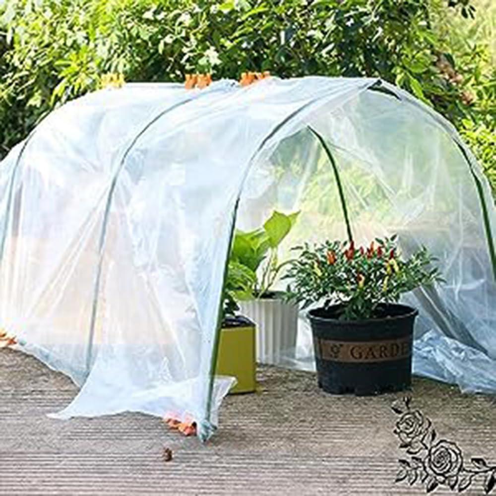 2 Rollos Tela Plástica Protectora DODODIY 4x20m A Prueba de Agua