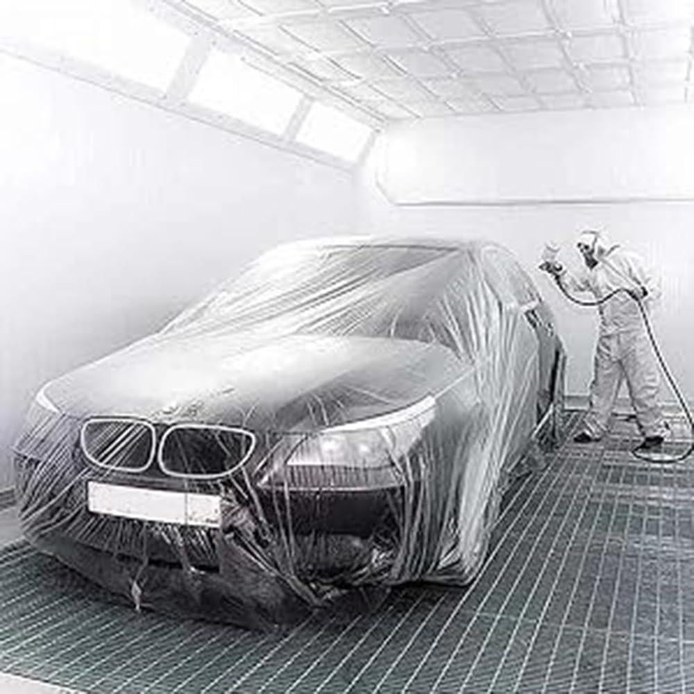 2 Rollos Tela Plástica Protectora DODODIY 4x20m A Prueba de Agua