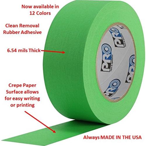 Cinta de enmascarar ProTapes 60 yds 5,08 cm Negro