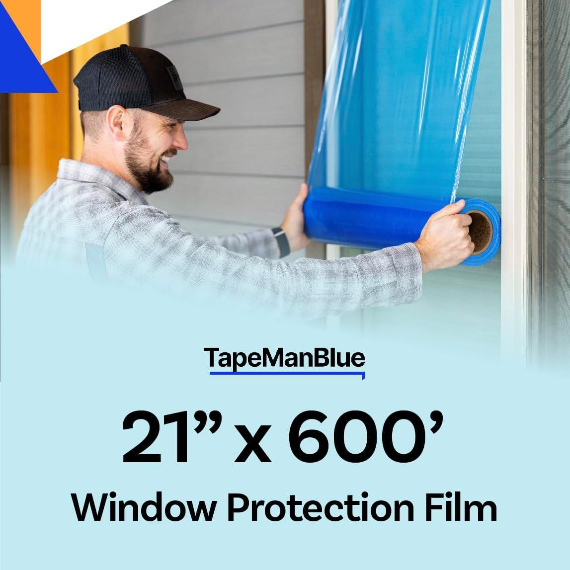 Película Protectora para Ventanas TapeManBlue 21x182,88m