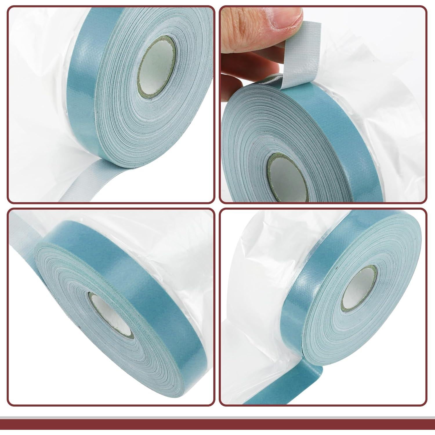 Rollo de Película de Enmascarar HEROFFIX 2500x100cm Azul/Blanco