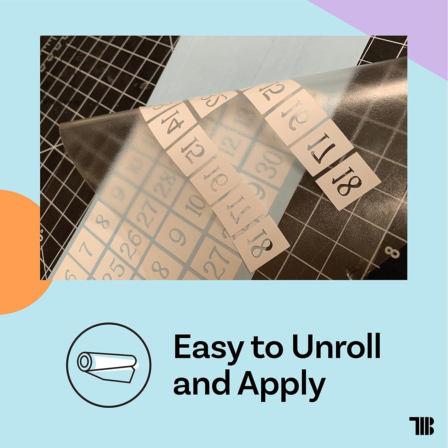 Cinta de Transferencia Clara 30,48 cm x 15,24 m TapeManBlue