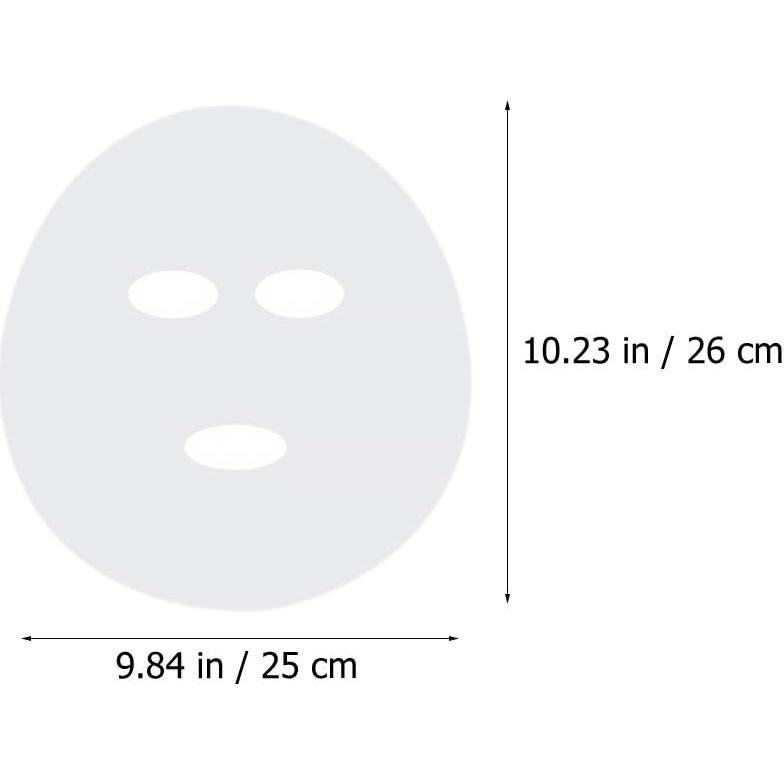400 Máscaras Faciales Desechables FOMIYES 26x25cm Hidratantes