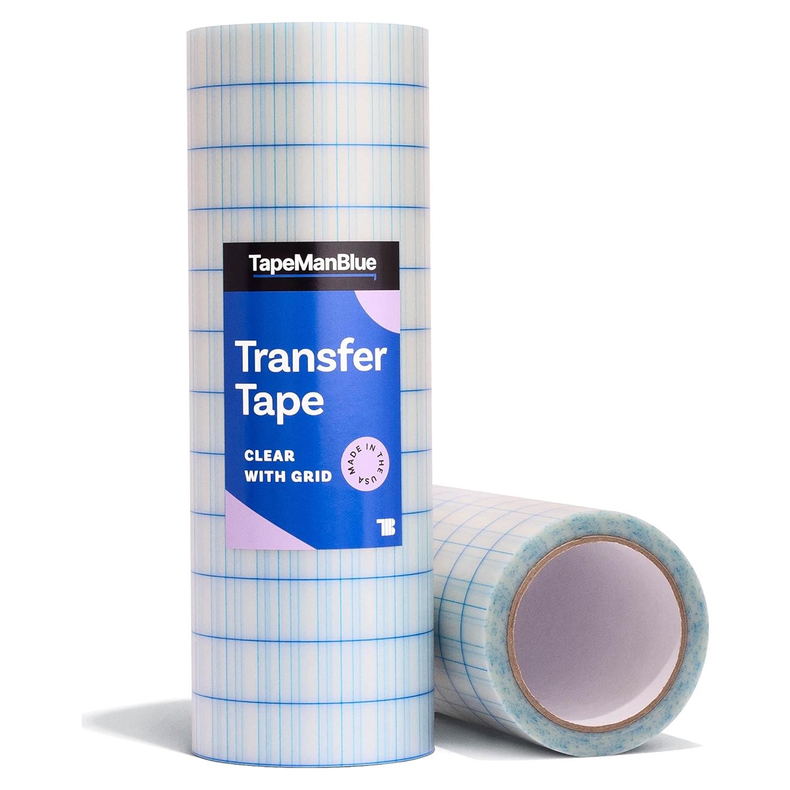 Cinta de Transferencia Clear 30,48 cm x 30,48 m TapeManBlue