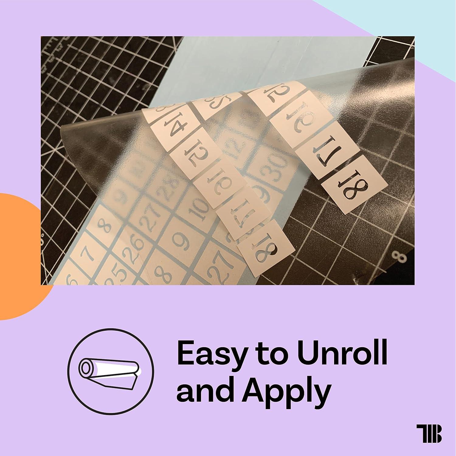 Cinta de Transferencia Clear 30,48 cm x 30,48 m TapeManBlue