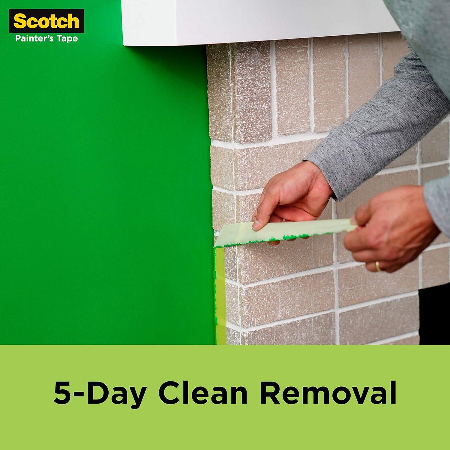 Cinta de Pintor Scotch Verde 1.41" x 55 m Superficie Rugosa