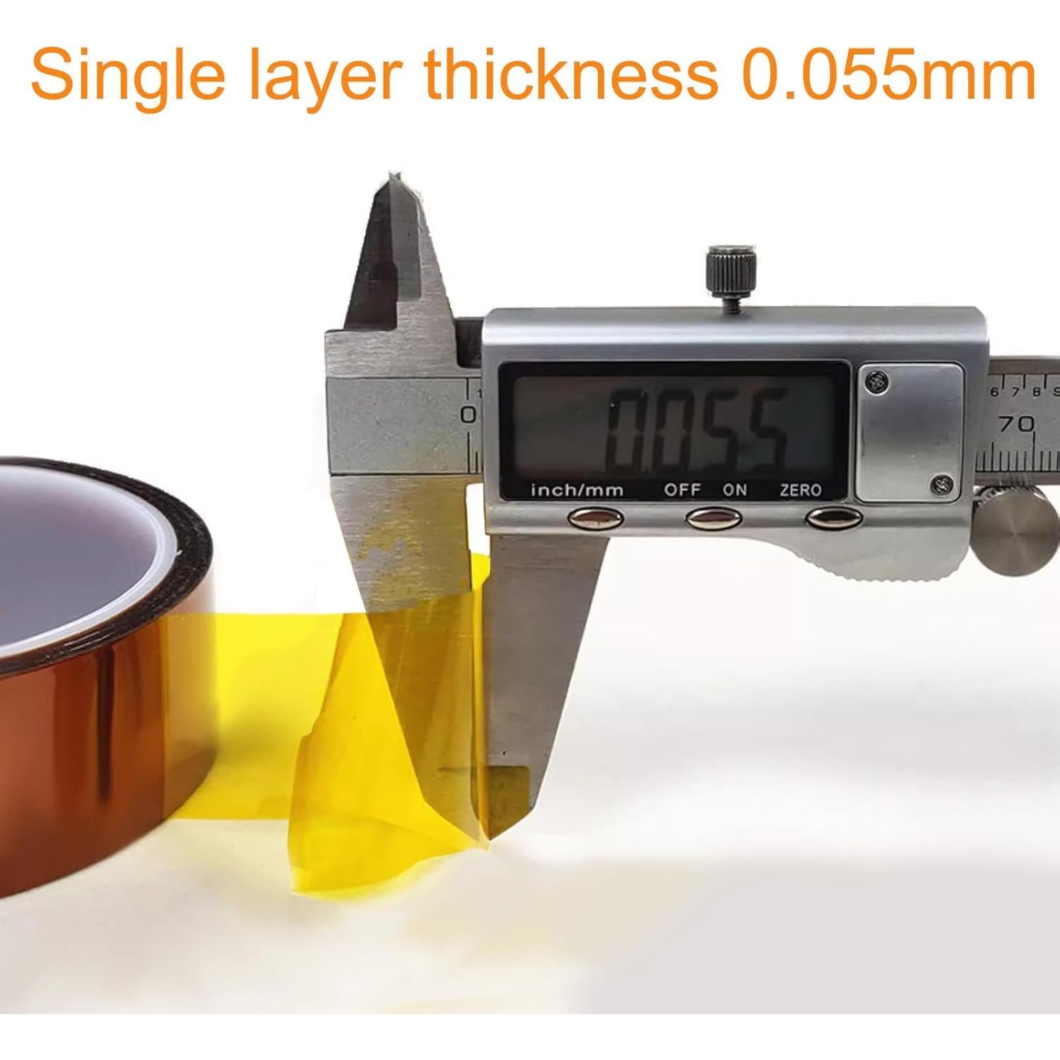 Cinta de Poliamida QILIMA 5 Rollos 2,54cm x 33m Resistente Calor