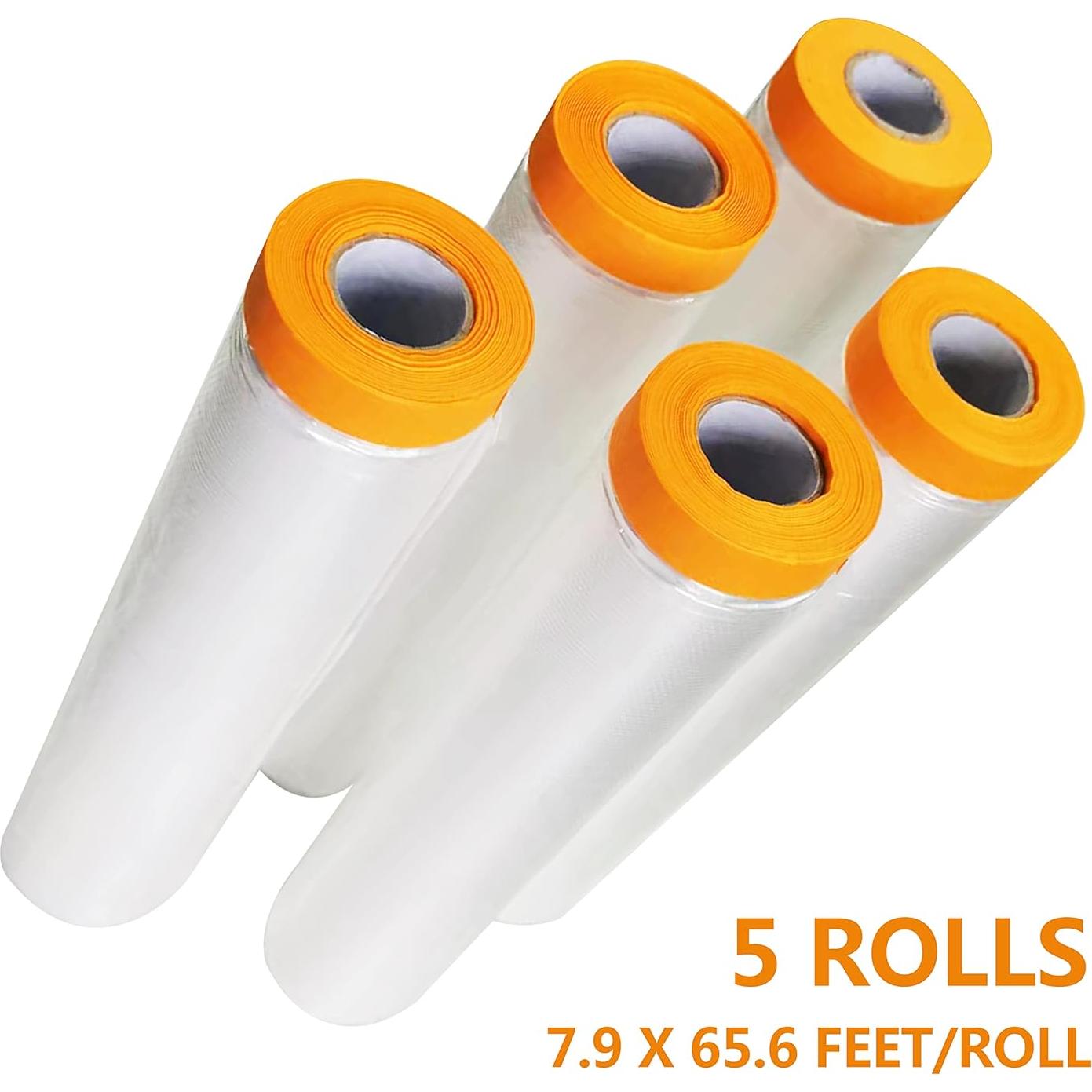 5 Rollos de Película de Enmascarar ZHONGYI 2.4m x 20m